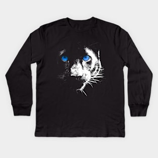 White Panther Kids Long Sleeve T-Shirt